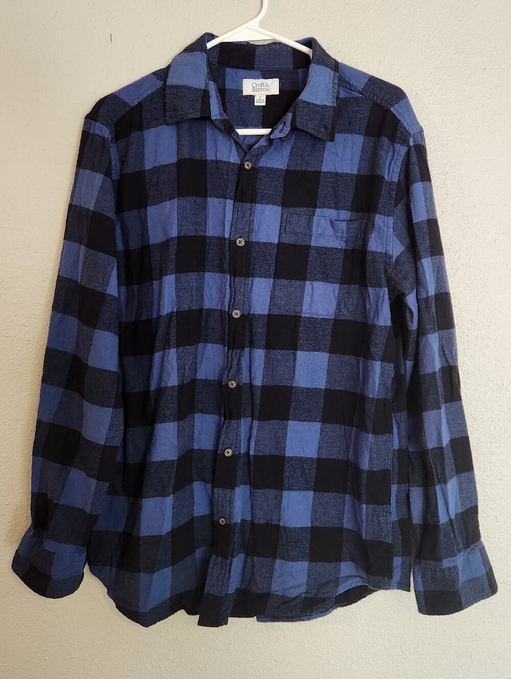 Men's Croft & Barrow Flannel Size L
